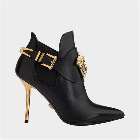 versace palazzo high heel booties|Versace shoes pre order.